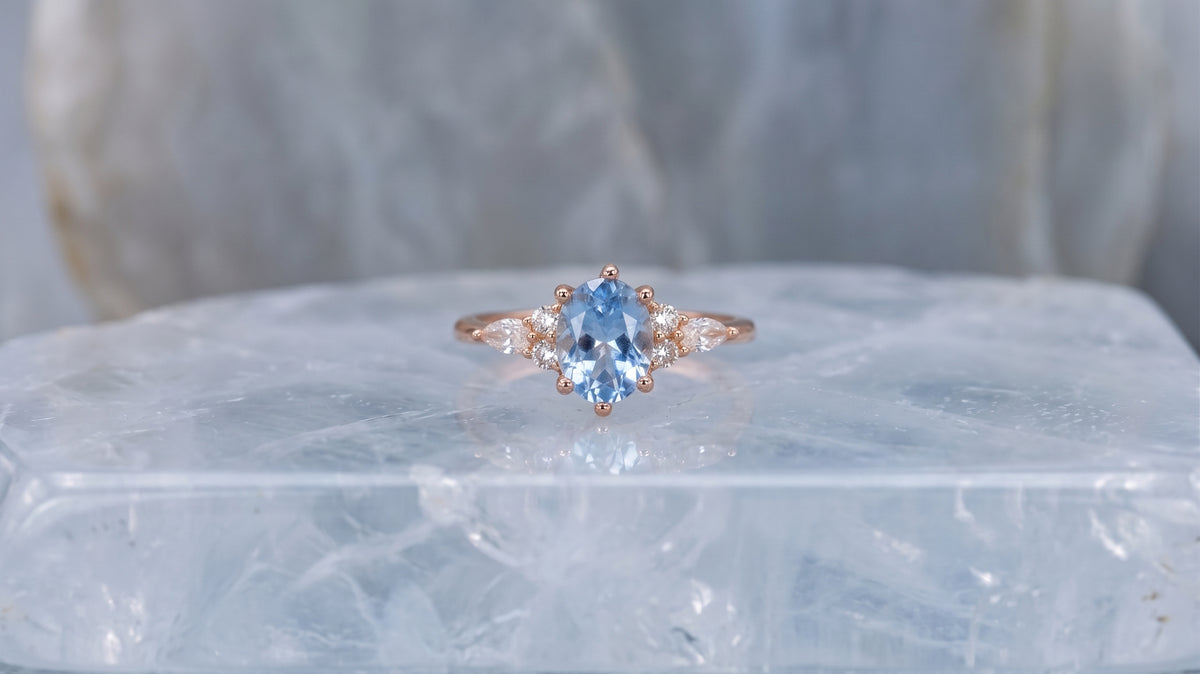 Bague Aigue-marine